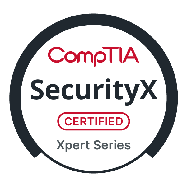 Comptia SecurityX badge